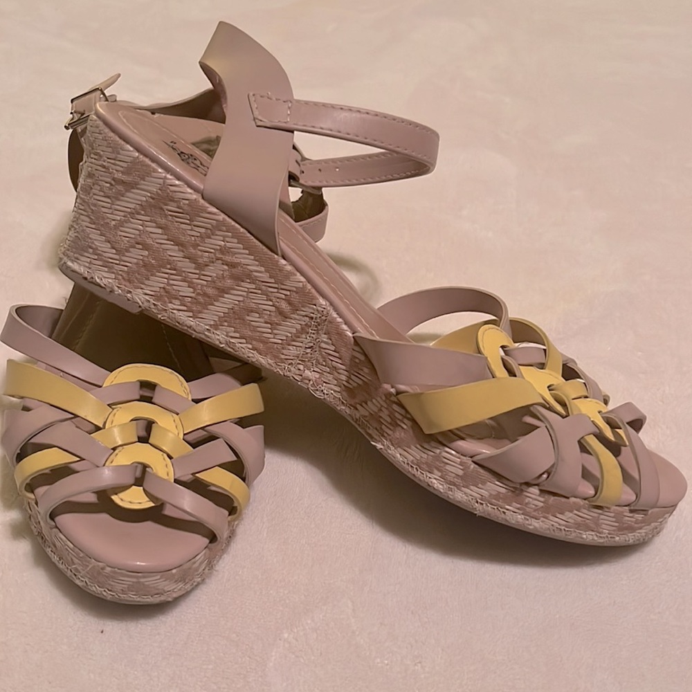 French Blu Janet Platform Wedge Sandals